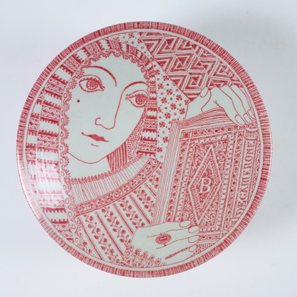 Vintage Nymolle Decamerone Trinket Box Jewelry MCM Mod Denmark